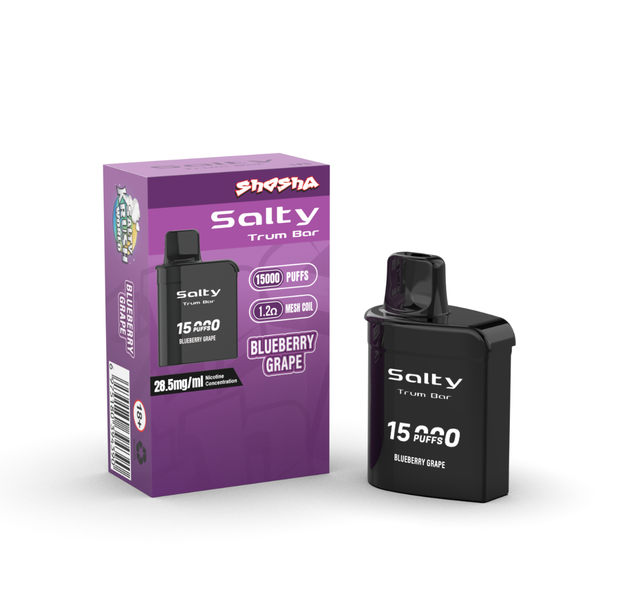 _-__1_27 Blueberry Grape -Salty TRUM Bar Replacement Pod 28.5mg/mL